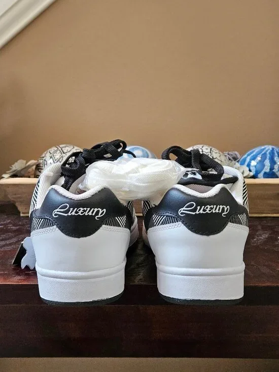 Luxury Kicks (Vlado) Men's Fashion Sneakers, White, Sz 12 - Picture 5 of 16